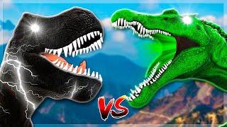 SOMBRIO TIRANOSSAURO REX VS TOXICO SPINOSSAURO! ARK A ARENA #3