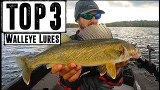 3 BEST Fall Walleye Fishing Lures!