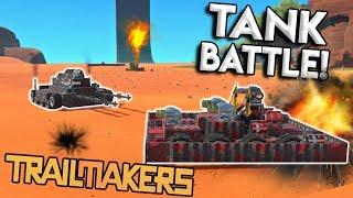 MULTIPLAYER TANK BATTLE CHALLENGE! - Trailmakers Early Access Gameplay - Full Release