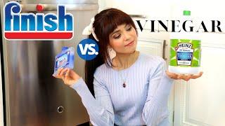 How To Clean Your Dishwasher || Finish Dishwasher Cleaner VS Vinegar