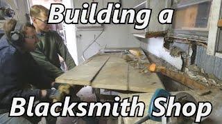 Building an Indoor Blacksmith Shop - Part 1 | Iron Wolf Industrial