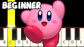 Gourmet Race - from Kirby Super Star - Fast and Slow (Easy) Piano Tutorial - Beginner