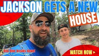 SHED TO HOUSE CONVERSION FOR JACKSON tiny house homesteading off-grid cabin build DIY HOW TO tractor