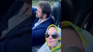 Агата Муцениеце и Петр Дранга наслаждаются статусом жениха и невесты