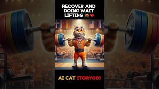 Cat Wins Weight lifting Championship ️‍️️ #cat #viral #catmemes