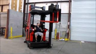 RAYMOND NARROW AISLE SWING REACH IN TRUCK,