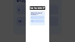 Can you solve it? | #mathchallenge #shorts