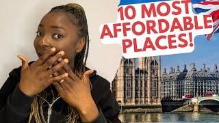 10 MOST AFFORDABLE AREAS TO LIVE IN THE UK  2024 | cheapest cities with affordable rent