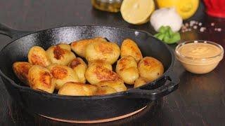 Roasted Skillet Potatoes No Oven | How Tasty Channel