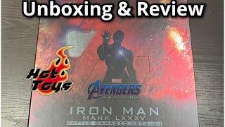 Hot Toys Avengers Endgame Iron Man Mark 85 Battle Damaged Unboxing & Review