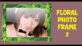 Drawing Digital Floral Photo Frame Idea with Corel Draw 2