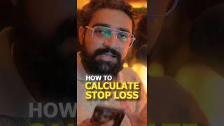 Stop loss calculation  #trading #stocktrading #sharemarket