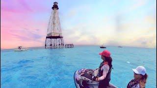 Alligator Reef Light House, Keys Florida SeaDoo Jet Ski (Day 8)