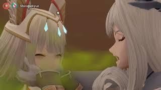 Nia and Melia let loose | Girl fart animation