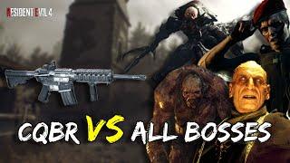 Max Level CQBR VS All Bosses in Resident Evil 4 - With Timestamps | Professional Difficulty