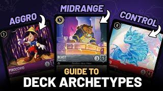 Guide to DECK ARCHETYPES | Aggro, Midrange, Control and Sub-Archetypes in Disney Lorcana