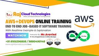 AWS , DevOps , Linux , Kubernates and Terraform Job-Based Realtime Training by Aravind RajCloudTech