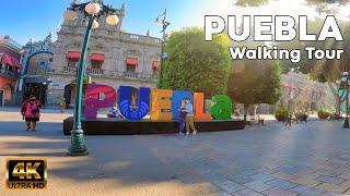 Puebla Walking Tour, Mexico in 4K