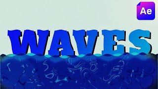 EASILY Create Animated Waves | After Effects Tutorial