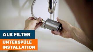 Alb Filter | Trinkwasserfilter Unterspüle Installation Wasserfilter