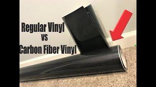 Carbon Fiber Vinyl vs. Regular Vinyl Colors (Vvivid and Avery Wraps)