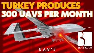 Turkey Started to Produce 300 Unmanned Aerial Vehicles per Month!