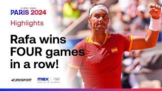 Rafael Nadal SHOWS HIS CLASS against Novak Djokovic!  | #Paris2024 #Olympics