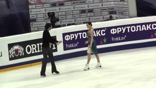 VIRTUE / MOIR, ILINYKH / KATSALAPOV, SHIBUTANI/ SHIBUTANI Practice SD. Rostelecom Cup 2012