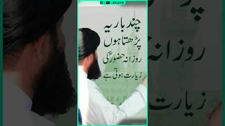 Deedar e Mustafa PBUH Ka Amal || Sheikh ul Wazaif || Ubqari Videos #ubqari #spirituality #ytshorts