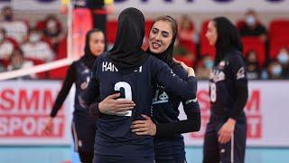 WOMEN'S AVC CUP 2022; Mahsa Kadkhoda interview after 1/4 final match Vs Japan