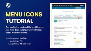 How to Add Custom Icons in Menus with the Menu Icons WordPress Plugin