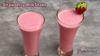 Strawberry Milkshake/ Easy Summer Drink/ Milkshake Recipes