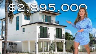 Brand New $2,895,000 Waterfront Dream Home in the Florida Keys.