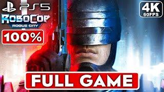 ROBOCOP ROGUE CITY Gameplay Walkthrough FULL GAME [4K 60FPS PS5] - No Commentary