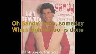 John Travolta - Sandy [Lyrics Audio HQ]