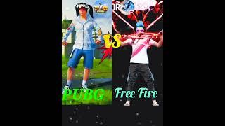 PUBG VS FREE FIRE SHORT VIDEO # BADSHAH GAMER 777 #SATISH GAMER