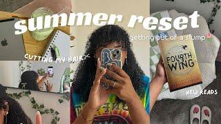 GETTING MY LIFE TOGETHER  productive reset vlog, deep cleaning, skincare, new books