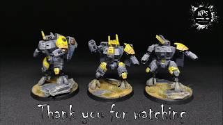 Painting guide - XV8 Crisis Battlesuits - Part 2