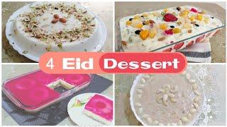 4 Easy Eid Dessert Recipes-2021 Eid Special Recipes-Ramzan & Eid Dawat Special-Eid Menu Collection 2