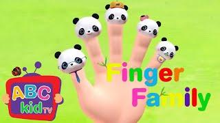 Panda Finger Family | Preschool Learning - ABC KidTV | Nursery Rhymes & Kids Songs