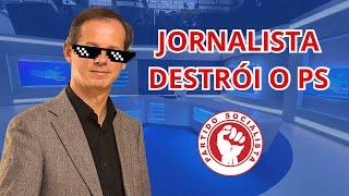 JORNALISTA DESTRÓI PS: ENTREVISTA A PEDRO NUNO SANTOS (REAÇÃO)