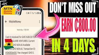 Best Method  To Earn ₵270 Daily:How To Make money online in Ghana through mobile money.