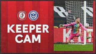 Dan Bentley last minute save! | KEEPER CAM | Bristol City 2-1 Portsmouth