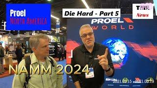 Proel North America at NAMM 2024 with The Myles Revolution (Die Hard - Part 5 of 12)