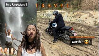 "Is the Journey Worth It? The Beauty of Fung Fung Waterfall on a Muddy Road"Weekend Tibetan vlogger