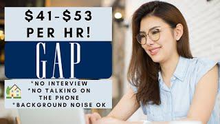 Gap is Hiring Remote! $41-$53 Per Hour! No Interview No Phone Remote Work From Home Jobs 2024