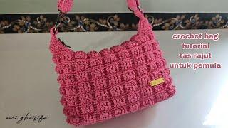 Cara Membuat Tas Rajut Barbie Gembul Lucu Untuk Pemula || Crochet Bag tutorial