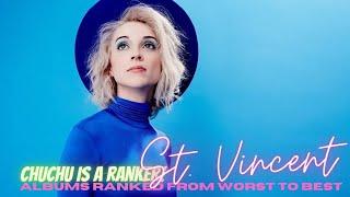 St Vincent albums ranked from worst to best - Chuchu is a Ranker!