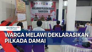 Deklarasi Pilkada Damai, Warga Melawi Komitmen Jaga Persatuan & Keamanan