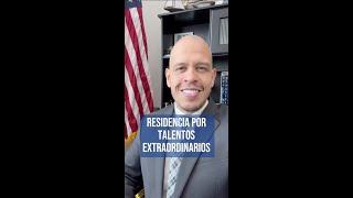 Residencia por talentos Extraordinarios #inmigración #jesusreyeslaw